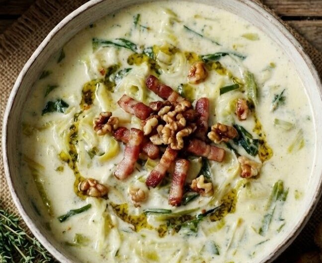 James Martin Creamed Leeks