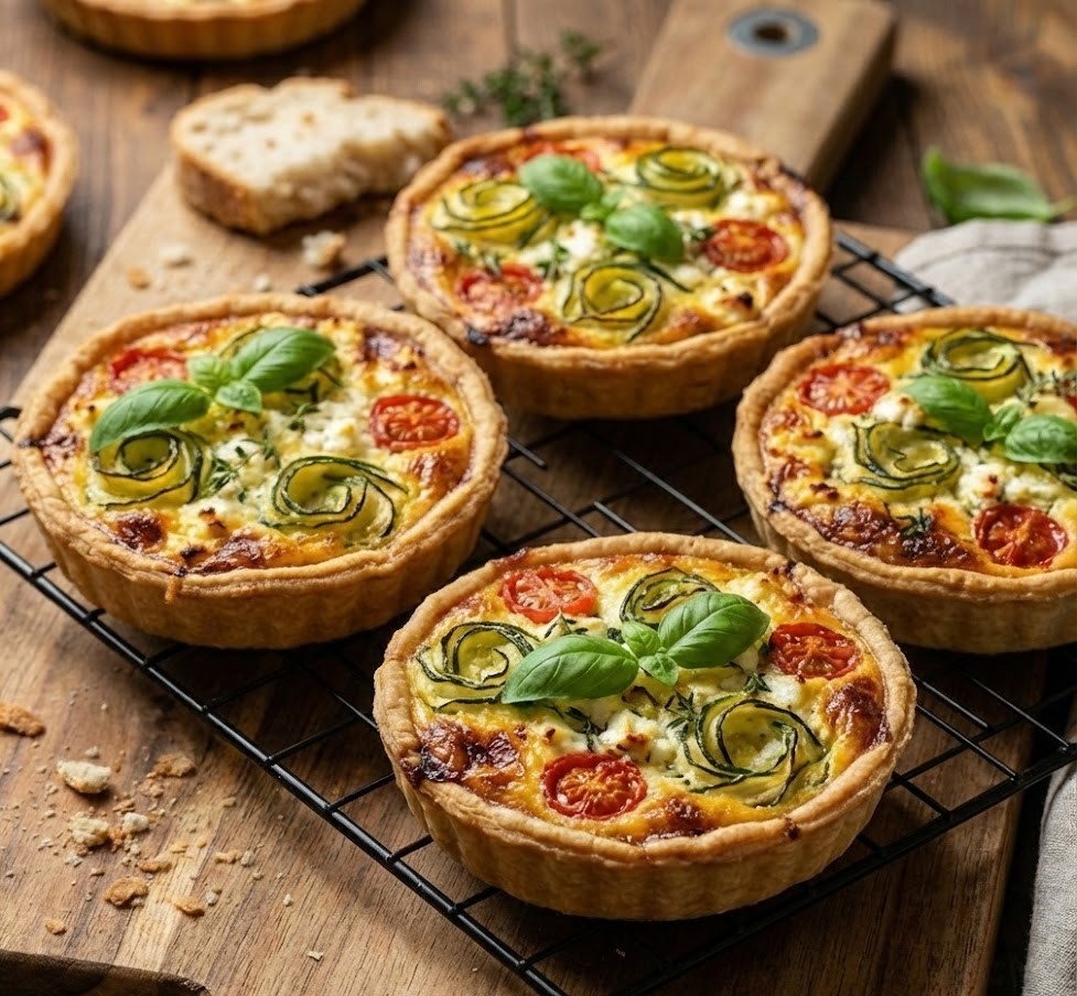 James Martin Courgette Quiche