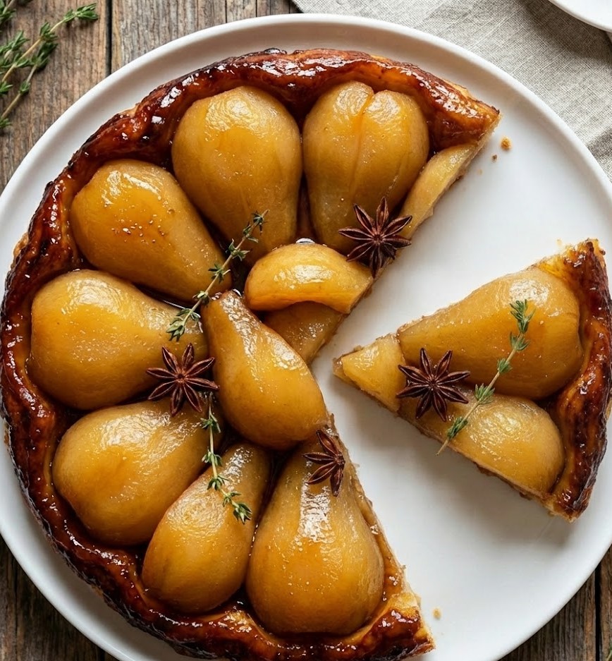 James Martin Pear Tarte Tatin