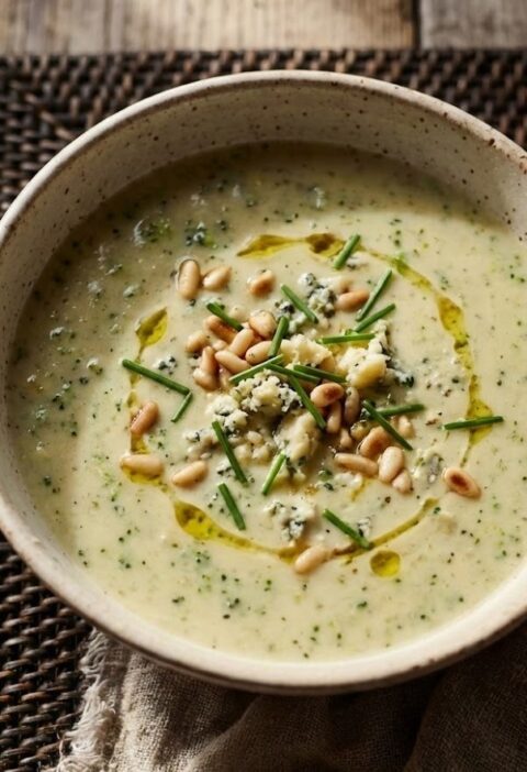 James Martin Broccoli and Stilton Soup