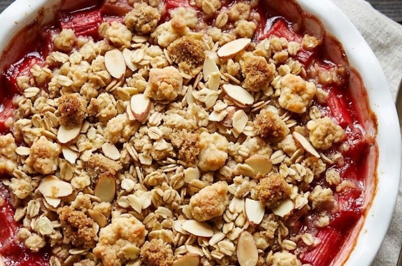 James Martin Rhubarb Crumble