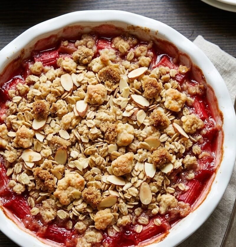 James Martin Rhubarb Crumble