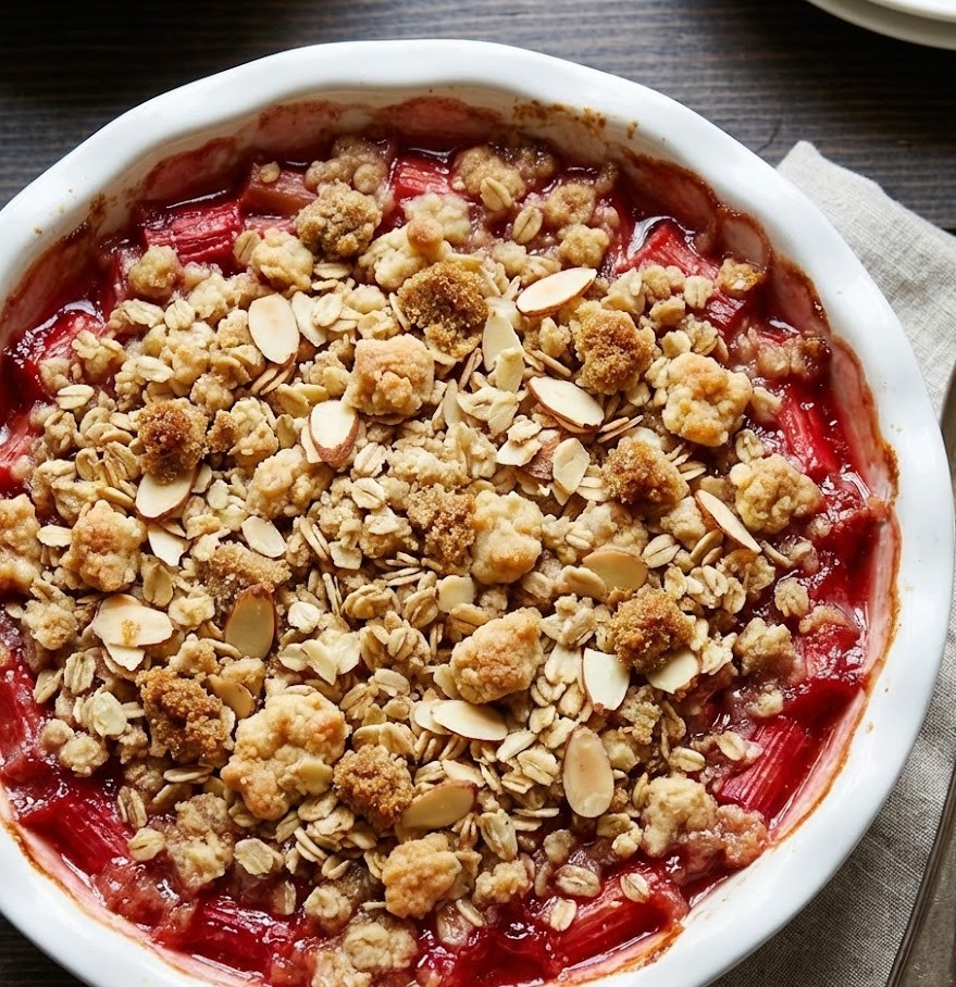 James Martin Rhubarb Crumble