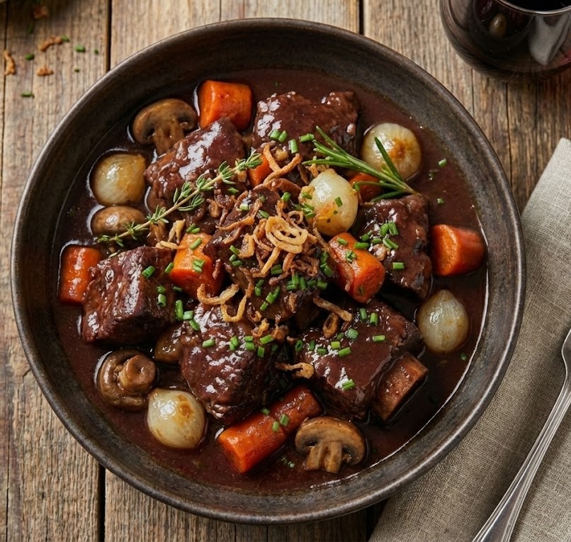 James Martin Beef Bourguignon