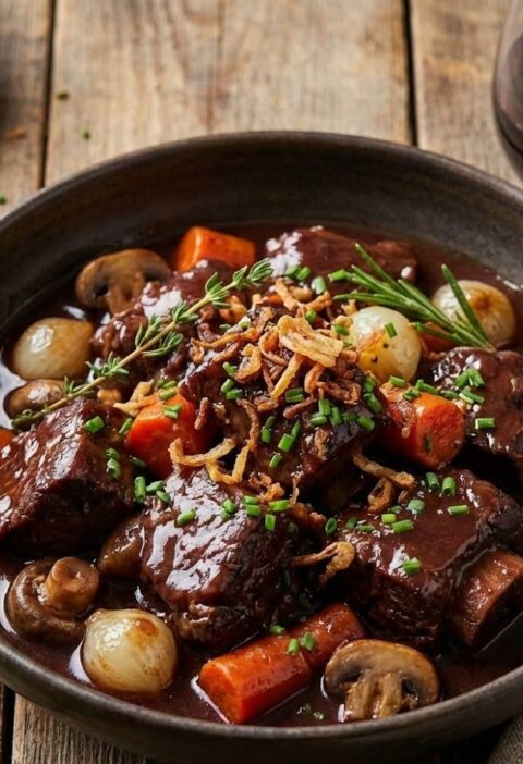 James Martin Beef Bourguignon