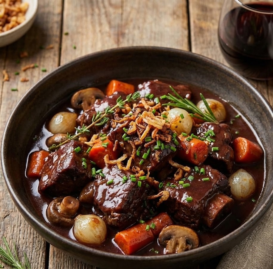 James Martin Beef Bourguignon