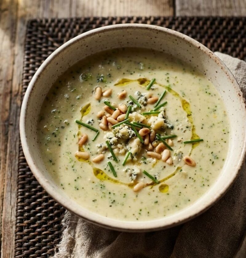 James Martin Broccoli and Stilton Soup