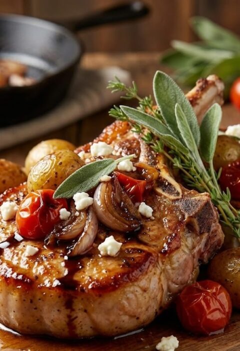 James Martin Pan Fried Pork Chops