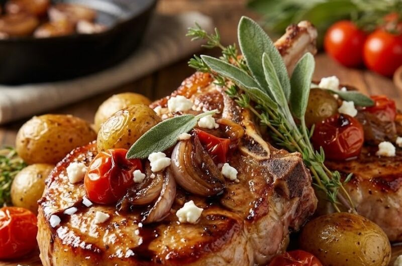 James Martin Pan Fried Pork Chops