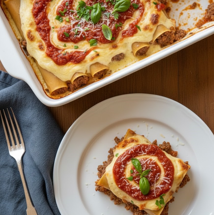 James Martin Beef Cannelloni