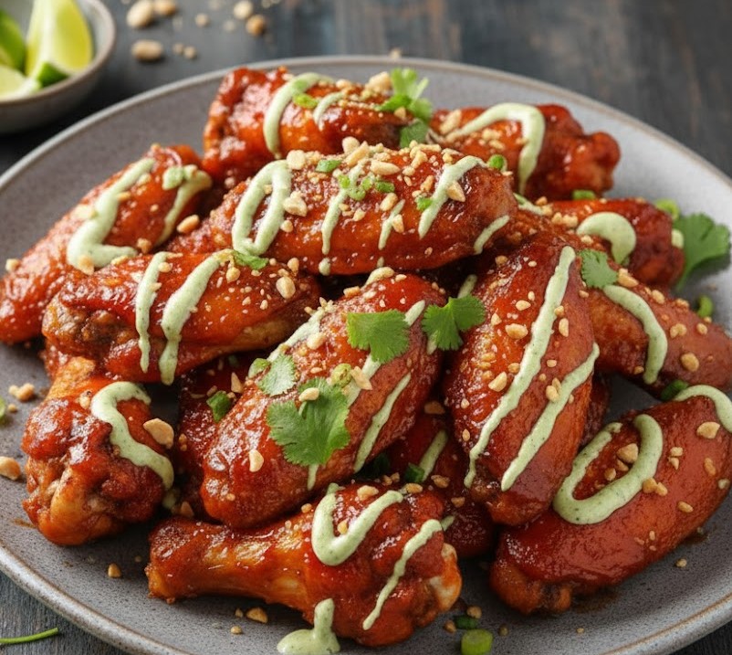 James Martin Sriracha Chicken Wings