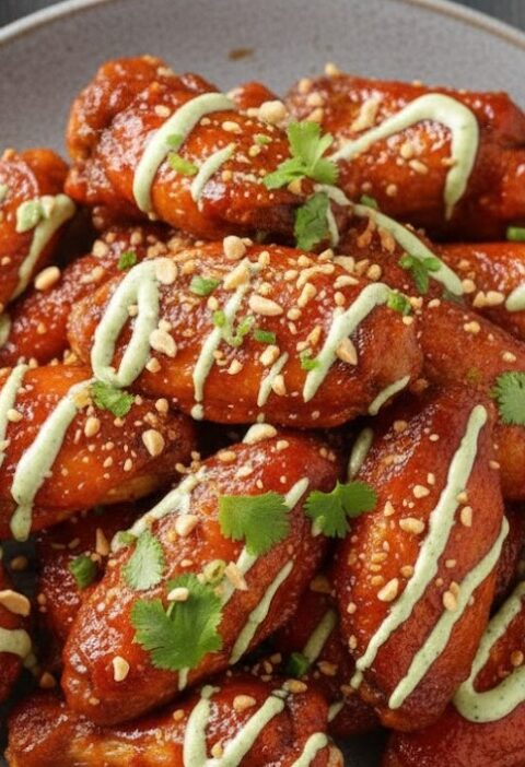 James Martin Sriracha Chicken Wings