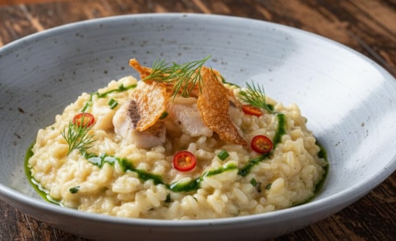 James Martin Smoked Haddock Risotto
