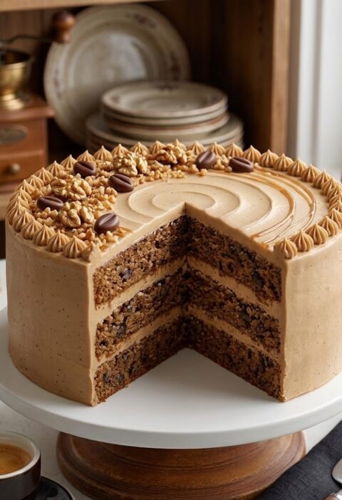 James Martin Coffee And Walnut Cake