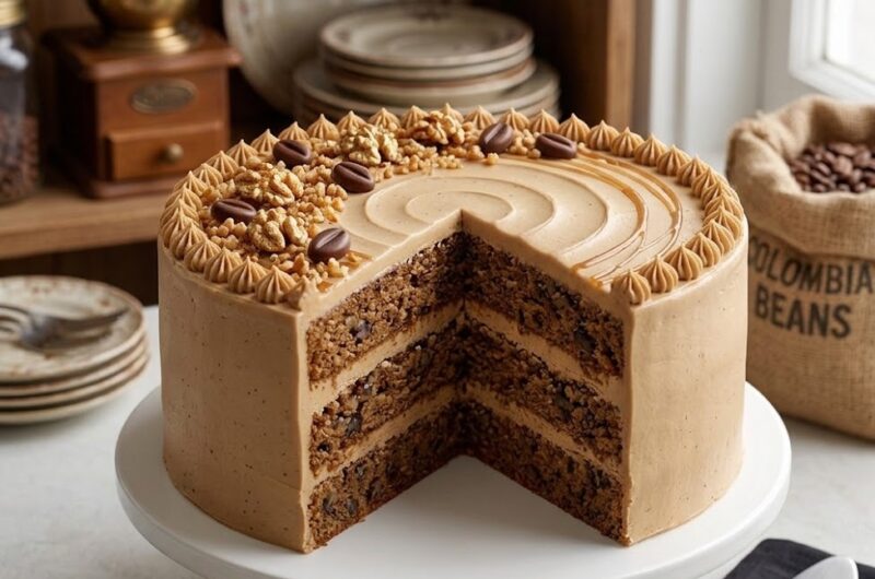James Martin Coffee And Walnut Cake