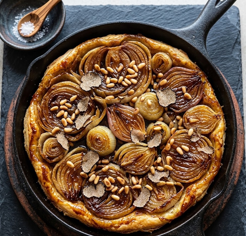 James Martin Onion Tarte Tatin