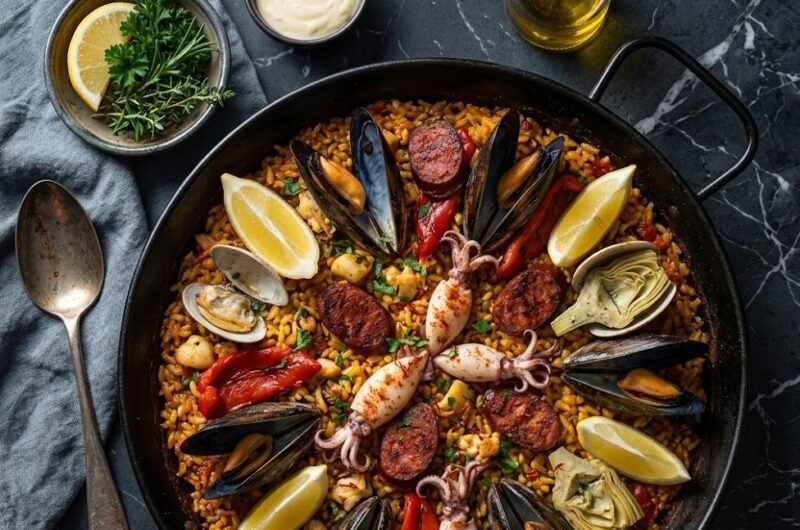 James Martin Paella