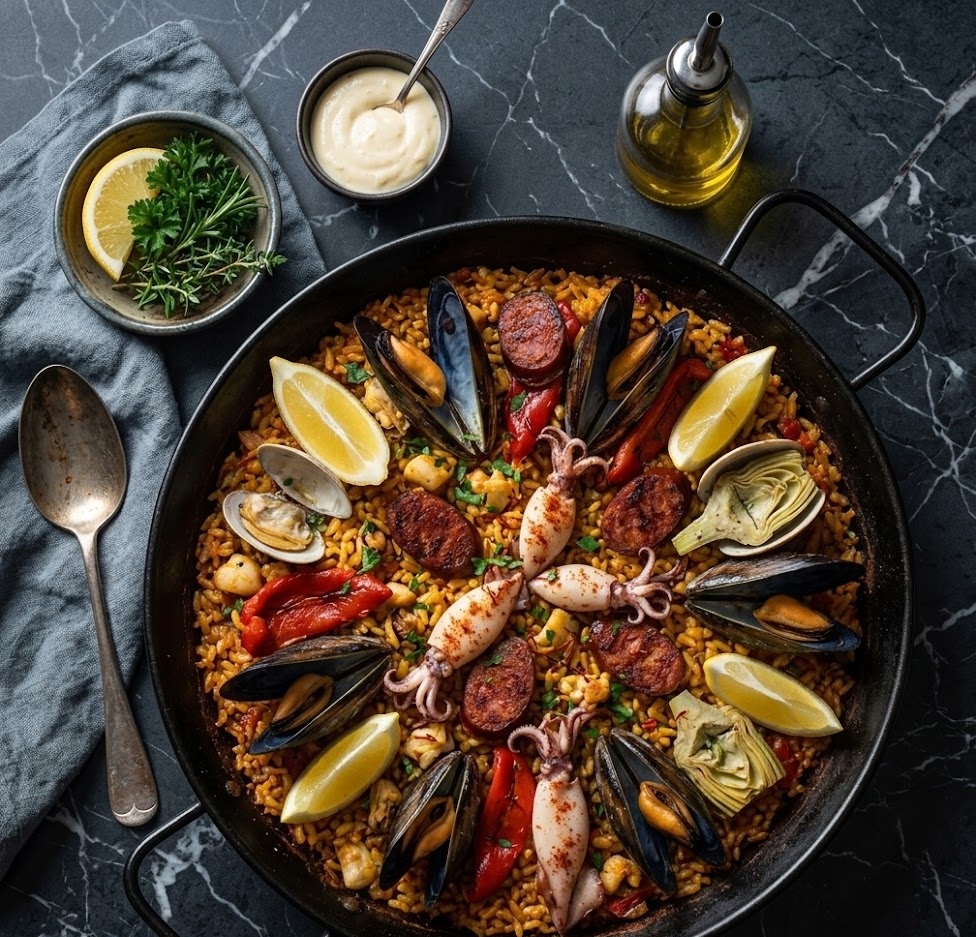 James Martin Paella