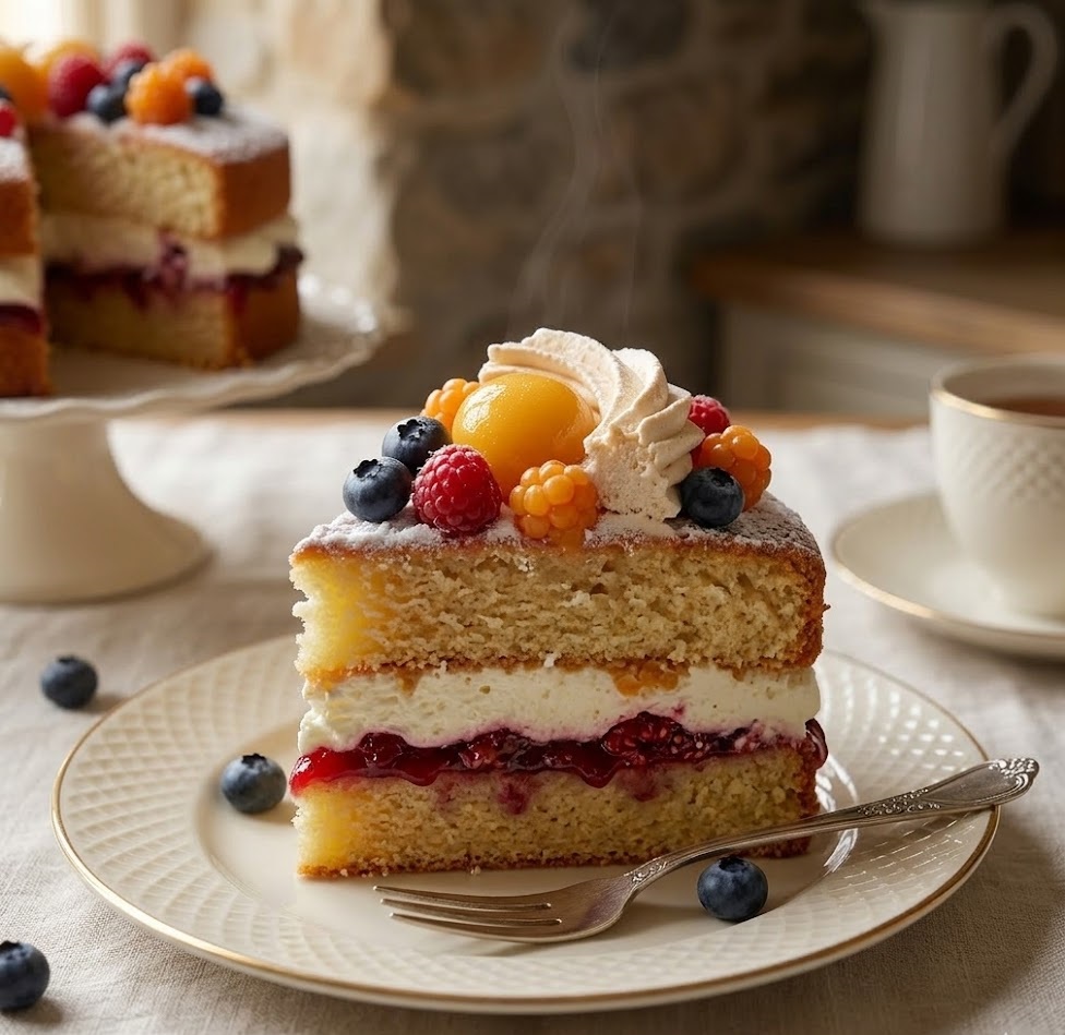 How to Make James Martin Duck Egg Victoria Sponge