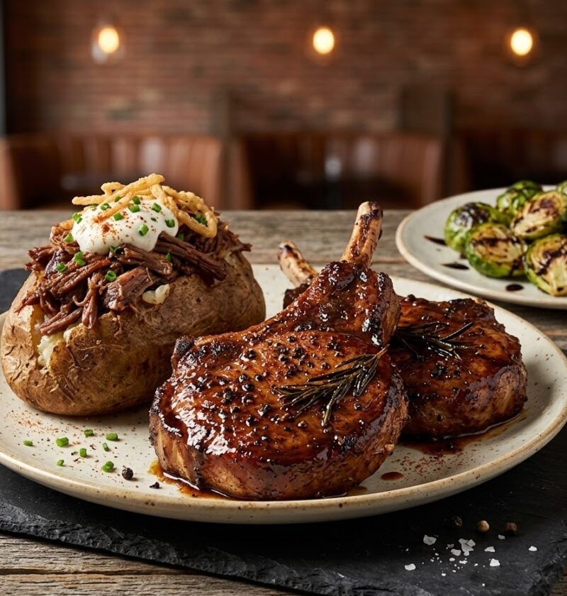 Longhorn Steakhouse Spicy Cowboy Pork Chop