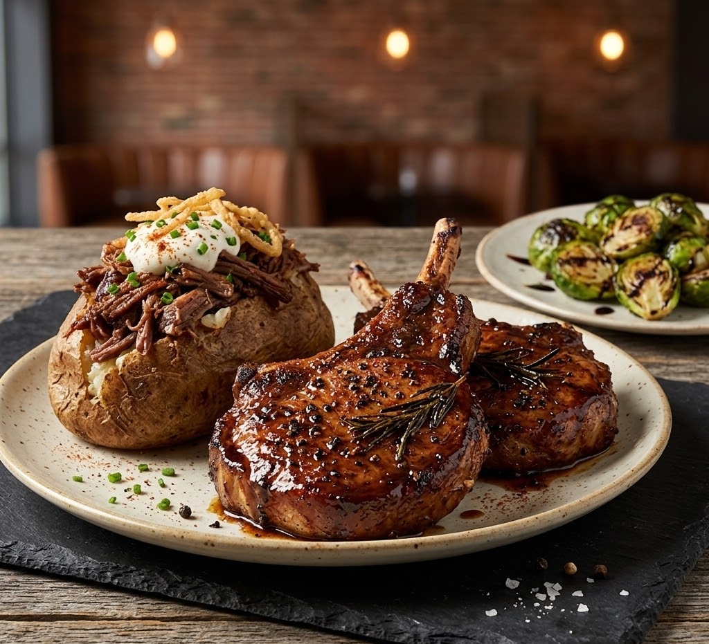 Longhorn Steakhouse Spicy Cowboy Pork Chop