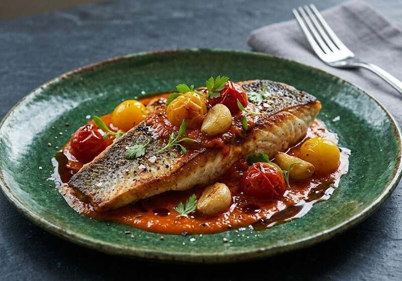 Pan-Fried Sea Bass with Lemon Butter