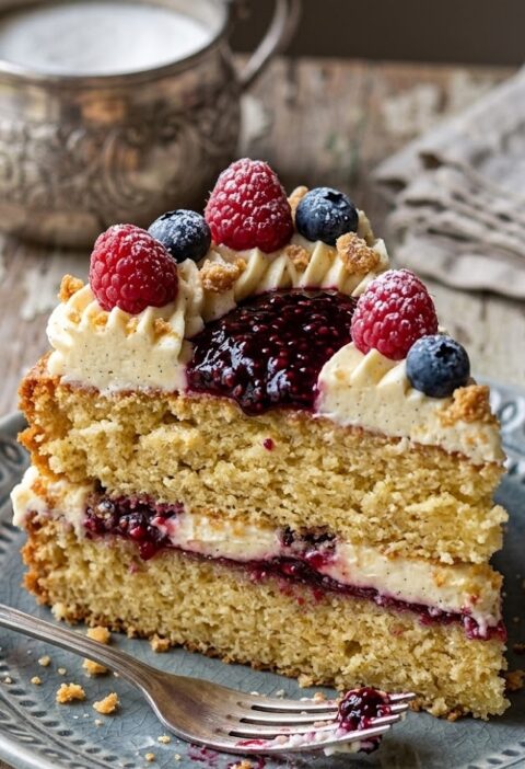 Mary Berry Victoria Sponge with Buttercream Recipe