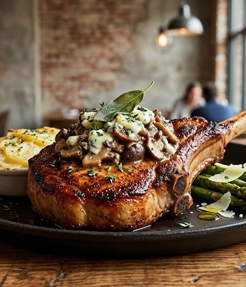 Longhorn Steakhouse Cowboy Pork Chop Recipe