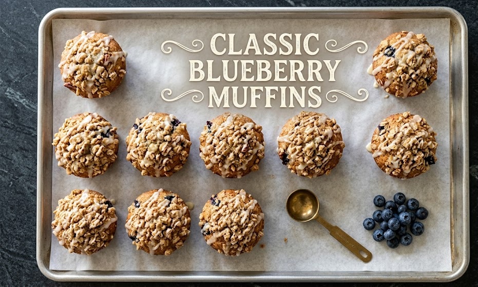 Classic Blueberry Muffins