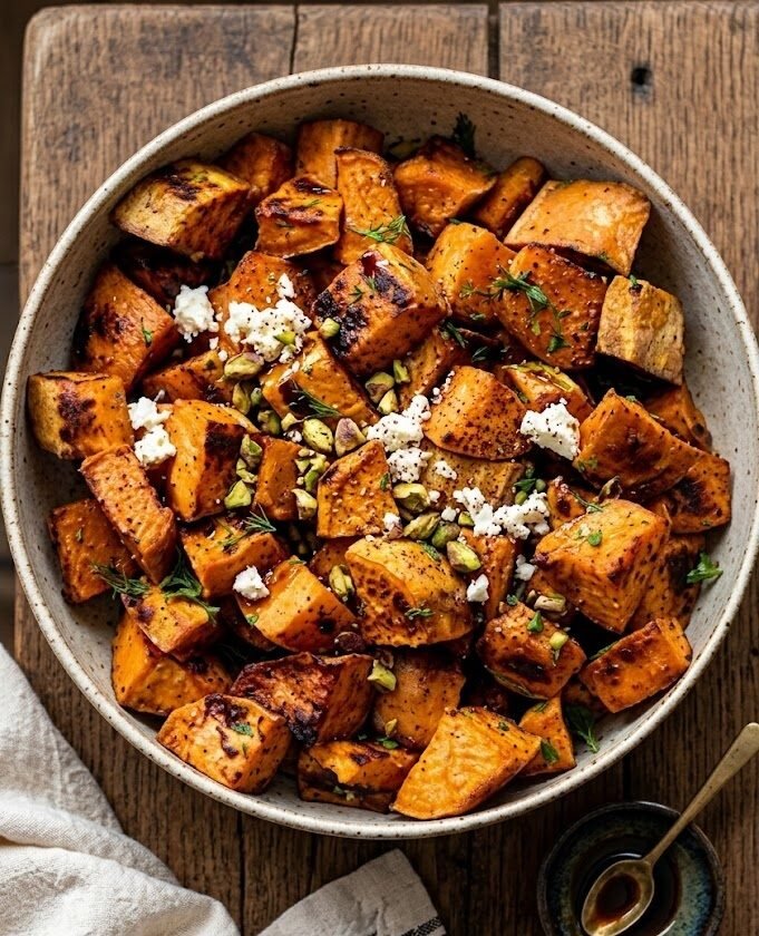 Pan Roasted Sweet Potatoes Recipe