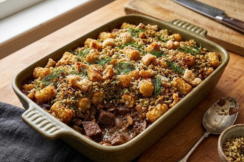Tatertot Casserole Beef Recipe