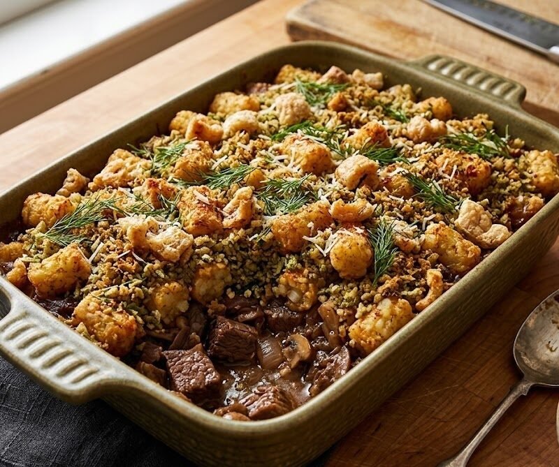 Tatertot Casserole Beef Recipe